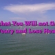 So that You Will not Grow Weary and Lose Heart