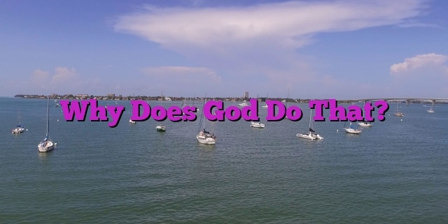 Why Does God Do That?