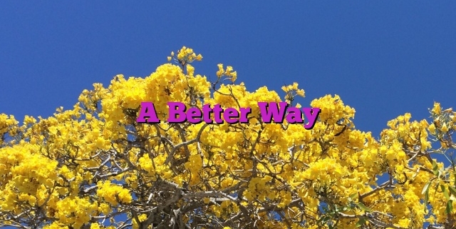 A Better Way