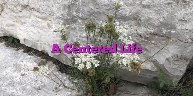 A Centered Life