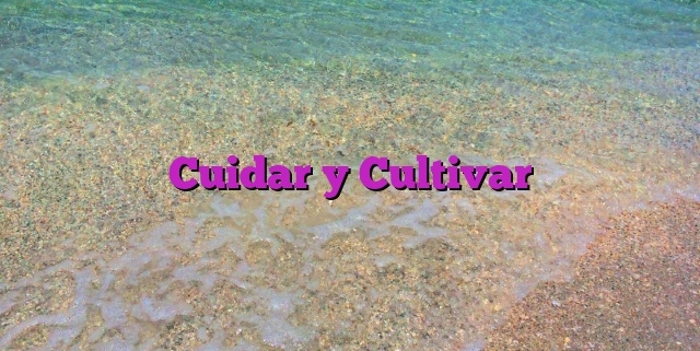 Cuidar y Cultivar