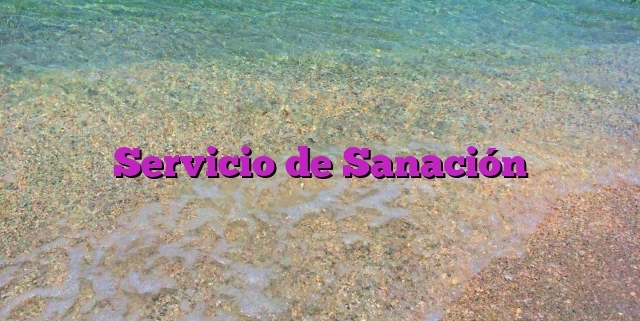 Servicio de Sanación