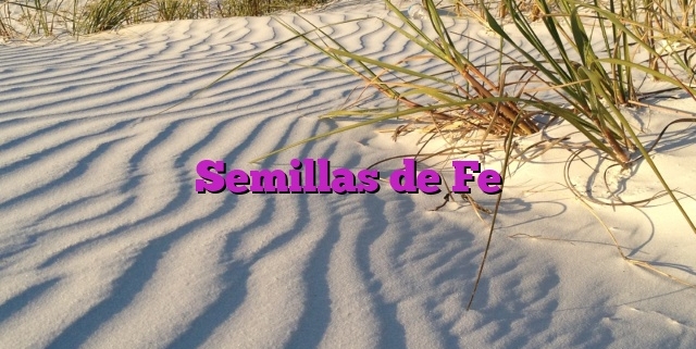 Semillas de Fe