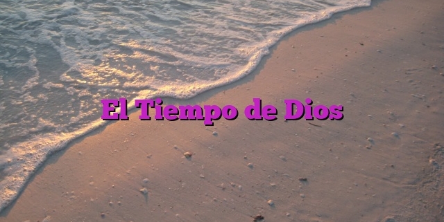 El Tiempo de Dios