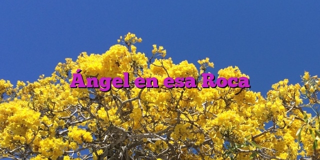 Ángel en esa Roca