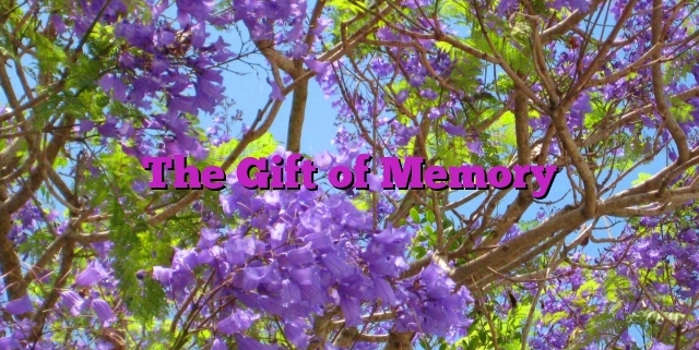 The Gift of Memory