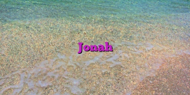 Jonah