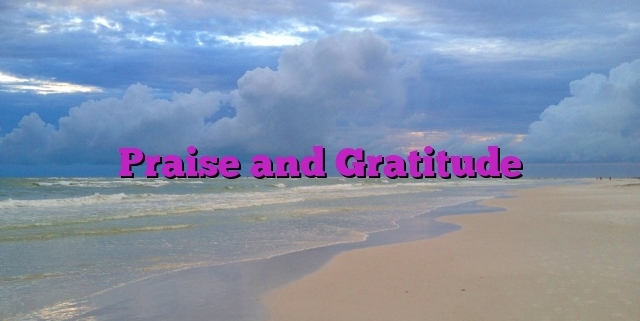 Praise and Gratitude