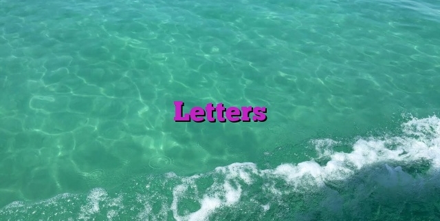 Letters