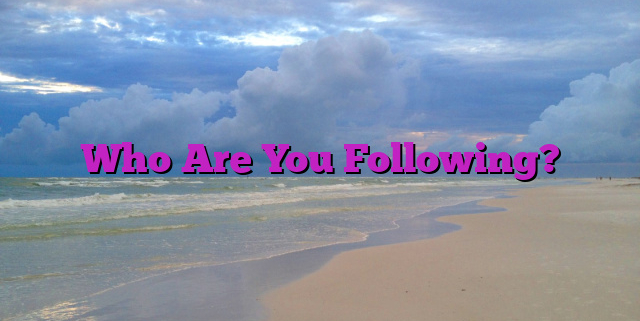 Who Are You Following?