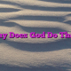 Why Does God Do That?
