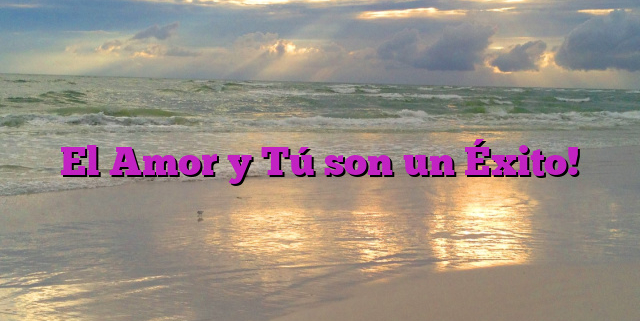 El Amor y Tú son un Éxito!