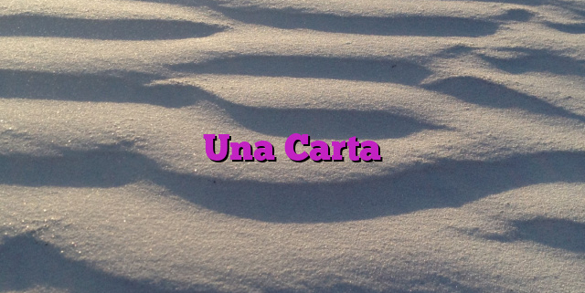 Una Carta